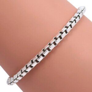 TIFFANY&Co. Venetian Bracelet Silver925 15.7g unisex